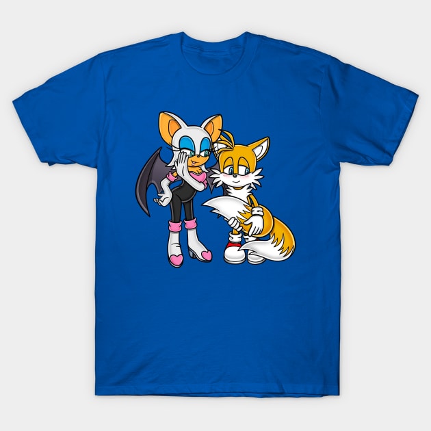 Tails' awkward crush T-Shirt by Zoryan Kvit